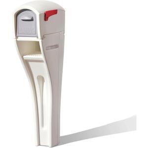 image:imageStep2 Mailmaster Streamline Mailbox amp Post Weather Resistant Large Outdoor Mailboxes Made of Durable Plastic Easy to Install Flag Included WhiteWhite