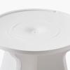 image:imageStep2 Vero Accent Table Use in Pools Up to 9 Water or Poolside Ledge OutdoorIndoor Waterproof Patio Furniture Made of Durable UV20 Plastic White