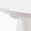 image:imageStep2 Vero Accent Table Use in Pools Up to 9 Water or Poolside Ledge OutdoorIndoor Waterproof Patio Furniture Made of Durable UV20 Plastic White