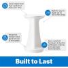 image:imageStep2 Vero inPool HighTop Bistro Table 42 in Outdoor BarHeight Table for Pool Ledges up to 36 in of Water UVResistant White