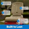 image:imageStep2 Seashell Flip Seat 2 Pack Adult Portable Outdoor Chairs for Poolside Camping Beach Stadium Providing Back Support Made of UV20 Durable Plastic Incredible WhiteBrown
