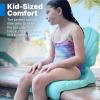 image:imageStep2 Seashell Flip Seat 2 Pack Adult Portable Outdoor Chairs for Poolside Camping Beach Stadium Providing Back Support Made of UV20 Durable Plastic Incredible WhiteMint