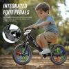 image:imageSEREED Toddler Balance Bike 2 Year Old No Pedal Kids Bicycle Toys for 25 Years Old ToolFree Adjustment Customize Plate with Stickers Gift for 23 Boys Girls Mint GreenBlack Lighting