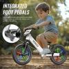image:imageSEREED Toddler Balance Bike 2 Year Old No Pedal Kids Bicycle Toys for 25 Years Old ToolFree Adjustment Customize Plate with Stickers Gift for 23 Boys Girls Mint GreenWhite Lighting