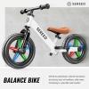 image:imageSEREED Toddler Balance Bike 2 Year Old No Pedal Kids Bicycle Toys for 25 Years Old ToolFree Adjustment Customize Plate with Stickers Gift for 23 Boys Girls Mint GreenWhite Lighting