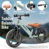 image:imageSEREED Toddler Balance Bike 2 Year Old No Pedal Kids Bicycle Toys for 25 Years Old ToolFree Adjustment Customize Plate with Stickers Gift for 23 Boys Girls Mint GreenMint Green