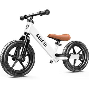 image:imageSEREED Toddler Balance Bike 2 Year Old No Pedal Kids Bicycle Toys for 25 Years Old ToolFree Adjustment Customize Plate with Stickers Gift for 23 Boys Girls Mint GreenWhite