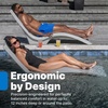 image:imageStep2 Vero Pool Lounger inPool Chaise Lounge Chair for Tanning Ledges up to 12 in Outdoor Patio Chair Weighted Earthy Tan wSpeckGrey