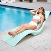 image:imageStep2 Vero Pool Lounger inPool Chaise Lounge Chair for Tanning Ledges up to 12 in Outdoor Patio Chair Weighted Earthy Tan wSpeckJulep