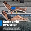 image:imageStep2 Vero Pool Lounger inPool Chaise Lounge Chair for Tanning Ledges up to 12 in Outdoor Patio Chair Weighted Earthy Tan wSpeckTan