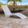image:imageStep2 Vero Pool Lounger inPool Chaise Lounge Chair for Tanning Ledges up to 12 in Outdoor Patio Chair Weighted Earthy Tan wSpeckWhite