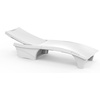 image:imageStep2 Vero Pool Lounger inPool Chaise Lounge Chair for Tanning Ledges up to 12 in Outdoor Patio Chair Weighted Earthy Tan wSpeckWhite