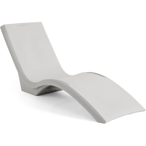 image:imageStep2 Vero Pool Lounger inPool Chaise Lounge Chair for Tanning Ledges up to 12 in Outdoor Patio Chair Weighted Earthy Tan wSpeckGrey