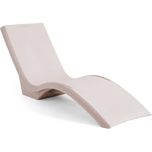 image:imageStep2 Vero Pool Lounger inPool Chaise Lounge Chair for Tanning Ledges up to 12 in Outdoor Patio Chair Weighted Earthy Tan wSpeckTan