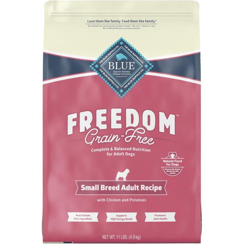 imageBlue Buffalo Freedom Grain Free Natural Adult Small Breed Dry Dog Food Chicken 11lb11 Pound Pack of 1