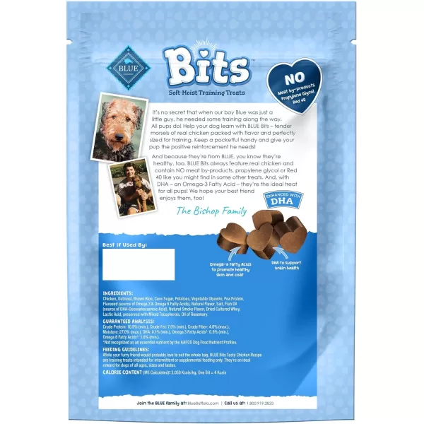 imageBlue Buffalo BLUE Bits Natural SoftMoist Training Dog Treats Chicken Recipe 19oz BagChicken 19 Ounce Pack of 1