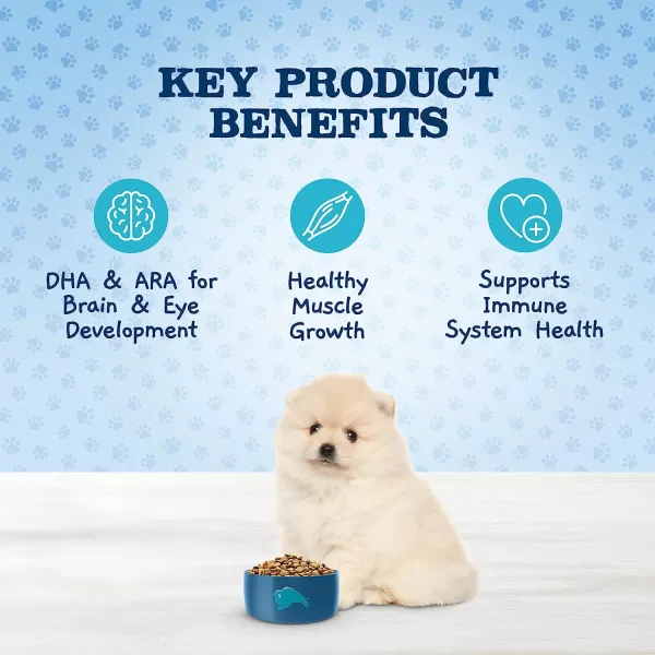 imageBlue Buffalo Baby BLUE Healthy Growth Formula Natural Small Breed Puppy Dry Dog Food Chicken and Oatmeal Rice Recipe 4lbBlue Buffalo Baby BLUE Healthy Growth Formula Natural Small Breed Puppy Dry Dog Food Chicken and Oatmeal Rice Recipe 4lb