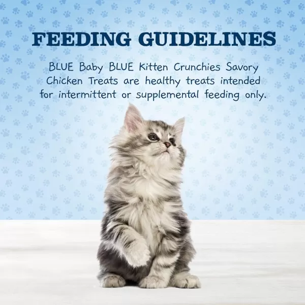 imageBlue Buffalo Baby BLUE Kitten Crunchies Natural Kitten Treats Savory Chicken 2oz BagBlue Buffalo Baby BLUE Kitten Crunchies Natural Kitten Treats Savory Chicken 2oz Bag