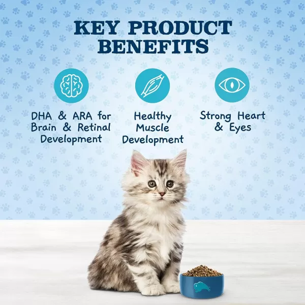 imageBlue Buffalo Baby Blue Healthy Growth Formula Natural Kitten Dry Cat Food Chicken and Brown Rice Recipe 2lb5 Pound Pack of 1