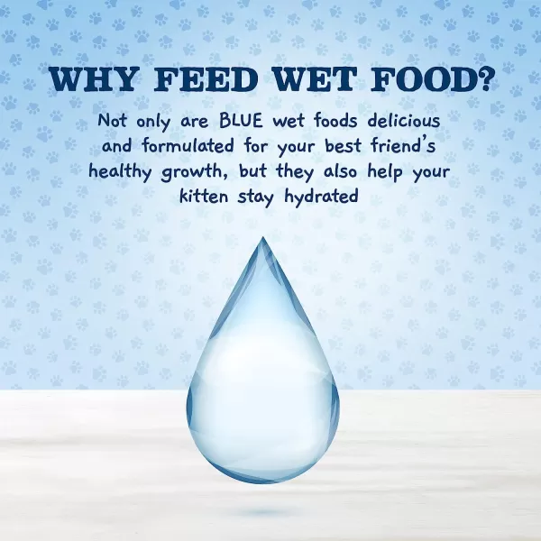 imageBlue Buffalo Baby Blue Healthy Growth Formula Natural Kitten Pate Wet Cat Food MultiPack Chicken Recipe 3oz 6 Count3 Ounce Pack of 24