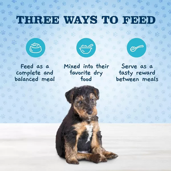 imageBlue Buffalo Baby Blue Healthy Growth Formula Natural Puppy Wet Dog Food Cup Chicken and Vegetable Recipe 35oz Cups Pack of 12Chicken amp Lamb Variety Pack 35 oz 12 count