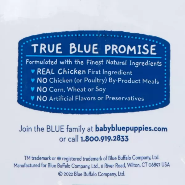 imageBlue Buffalo Baby Blue High Protein Puppy Chicken Dog 20lbChicken 20 LBS