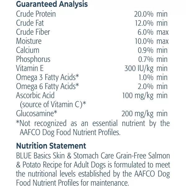 imageBlue Buffalo Basics Skin amp Stomach Care Grain Free Natural Adult Dry Dog Food Salmon amp Potato 11lbBlue Buffalo Basics Skin amp Stomach Care Grain Free Natural Adult Dry Dog Food Salmon amp Potato 11lb