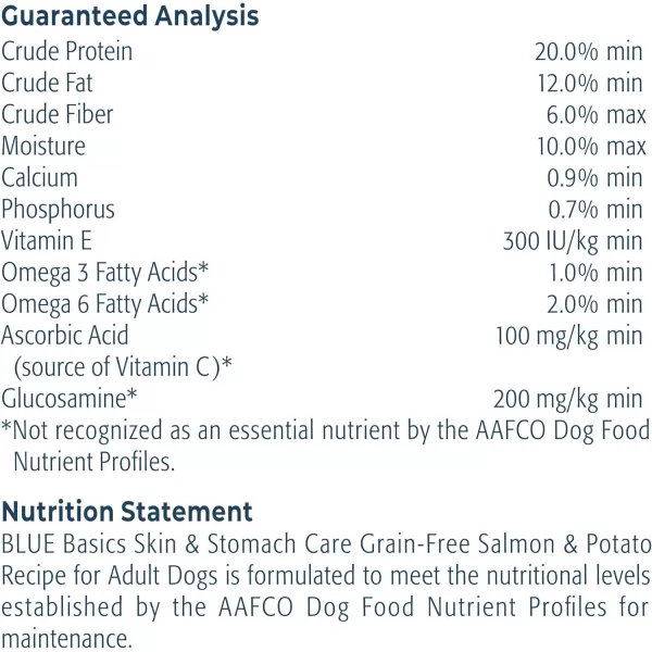 imageBlue Buffalo Basics Skin amp Stomach Care Grain Free Natural Adult Dry Dog Food Salmon amp Potato 4lbBlue Buffalo Basics Skin amp Stomach Care Grain Free Natural Adult Dry Dog Food Salmon amp Potato 4lb