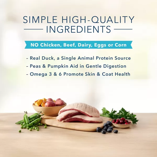 imageBlue Buffalo Basics Skin amp Stomach Care Grain Free Natural Indoor Adult Dry Cat Food Duck amp Potato 5lbDuck amp Potato 11 Pound Pack of 1