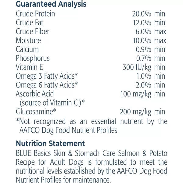 imageBlue Buffalo Basics Skin amp Stomach Care Natural Adult Dry Dog Food Salmon amp Potato 11lbSalmon amp Potato 11 Pound Pack of 1