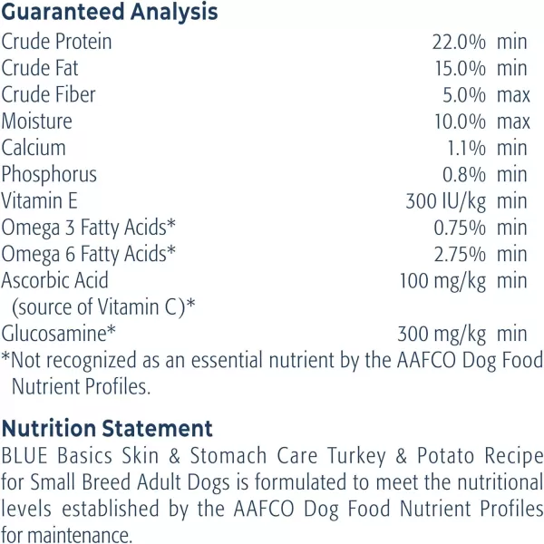 imageBlue Buffalo Basics Skin amp Stomach Care Natural Adult Small Breed Dry Dog Food Turkey amp Potato 4lbBlue Buffalo Basics Skin amp Stomach Care Natural Adult Small Breed Dry Dog Food Turkey amp Potato 4lb