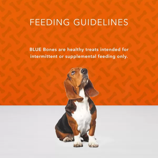 imageBlue Buffalo Bones Natural Crunchy Dog Treats Large Dog Biscuits Chicken 16oz bag 4 countBacon 16 Ounce Pack of 4 Large Biscuits