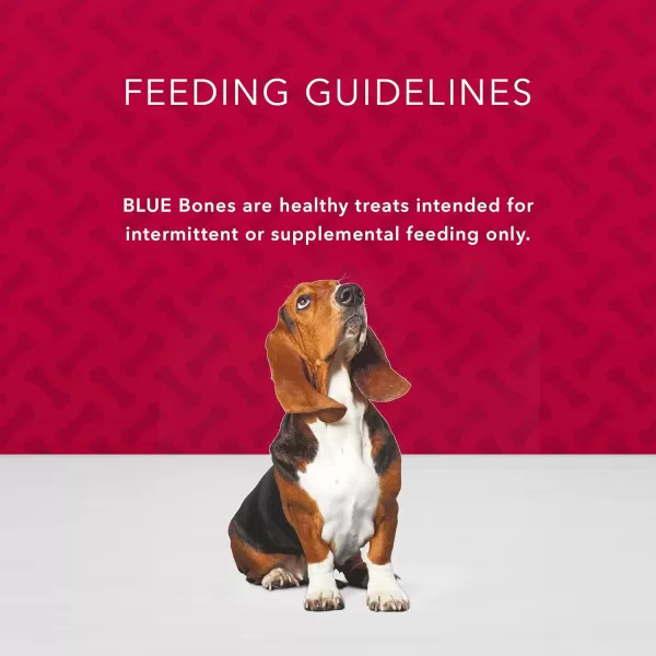 imageBlue Buffalo Bones Natural Crunchy Dog Treats Large Dog Biscuits Chicken 16oz bag 4 countBeef 16 Ounce Pack of 4