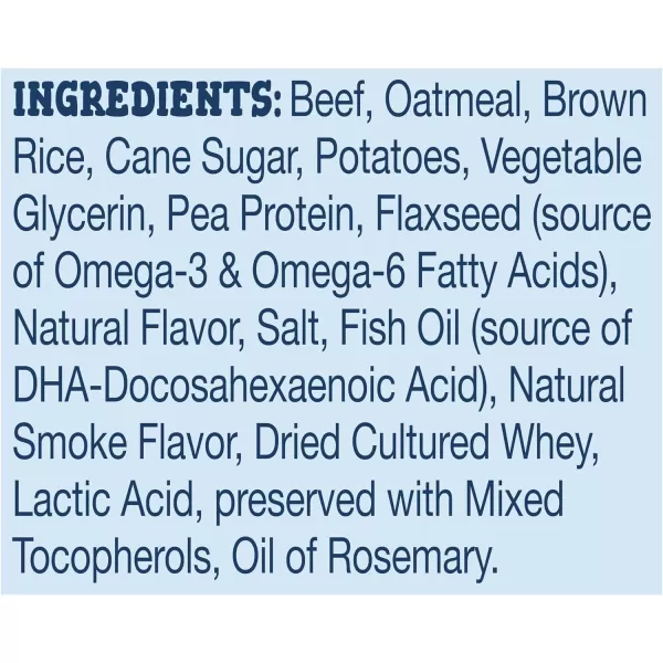 imageBlue Buffalo Bones Natural Crunchy Dog Treats TOGO Mini Dog Biscuits Beef 1oz Bags Pack of 12BLUE Bits Beef 1 Ounce Pack of 12