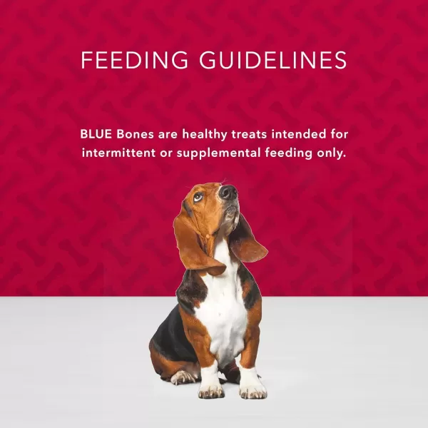 imageBlue Buffalo Bones Natural Crunchy Dog Treats TOGO Mini Dog Biscuits Beef 1oz Bags Pack of 12BLUE Bones Beef 1 Ounce Pack of 12