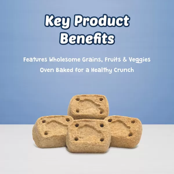 imageBlue Buffalo Bones Natural Crunchy Dog Treats TOGO Mini Dog Biscuits Beef 1oz Bags Pack of 12MINIApple amp Yogurt 1 Ounce Pack of 12