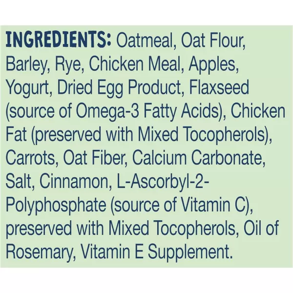 imageBlue Buffalo Bones Natural Crunchy Dog Treats TOGO Mini Dog Biscuits Beef 1oz Bags Pack of 12MINIApple amp Yogurt 1 Ounce Pack of 12