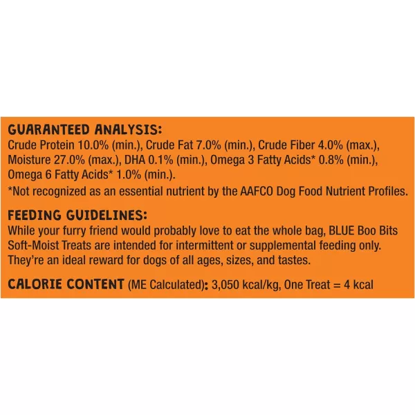 imageBlue Buffalo Boo Bits Natural Soft Dog Treats Chicken Halloween Dog Treats 45ozBoo Bits Chicken 45 Ounce Pack of 1