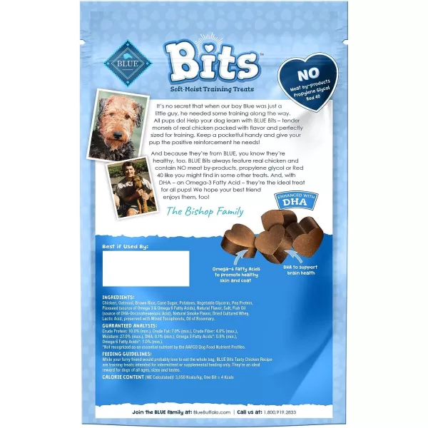 imageBlue Buffalo Boo Bits Natural Soft Dog Treats Chicken Halloween Dog Treats 45ozChicken 11 Ounce Pack of 1