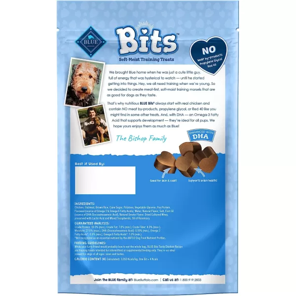 imageBlue Buffalo Boo Bits Natural Soft Dog Treats Chicken Halloween Dog Treats 45ozChicken 4 Ounce Pack of 1