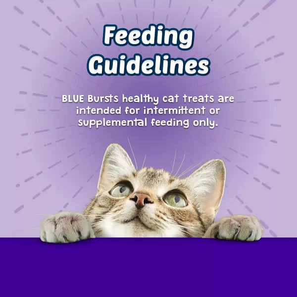 imageBlue Buffalo Bursts Crunchy Cat Treats Variety Pack Chicken Chicken Liver and Beef and Seafood 5oz Bags 3 countChicken Liver amp Beef 1 Count Pack of 6