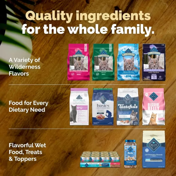imageBlue Buffalo Cat Food for Mature Cats Natural Chicken Recipe Senior Dry Cat Food 5 lb bagDry Cat Food 5 Pound Pack of 1