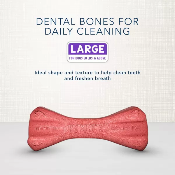 imageBlue Buffalo Dental Bones Small Natural Dental Chew Dog Treats 1525 lbs 36oz BagLarge Bones 12 Ounce Pack of 1
