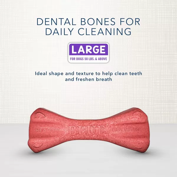 imageBlue Buffalo Dental Bones Small Natural Dental Chew Dog Treats 1525 lbs 36oz BagLarge Bones 36 Ounce Pack of 1