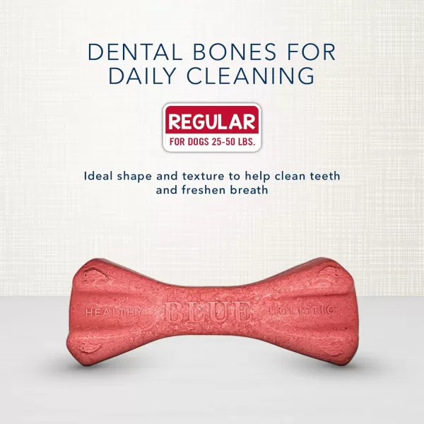 imageBlue Buffalo Dental Bones Small Natural Dental Chew Dog Treats 1525 lbs 36oz BagRegular Bones 36 Ounce Pack of 1