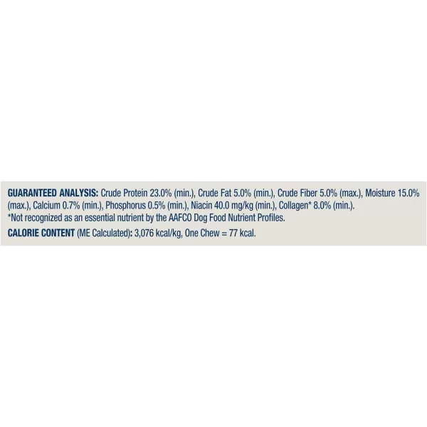 imageBlue Buffalo Dental Chews Medium Natural Dog Treats Chicken amp Spearmint 115oz Bag 14 Count345 Ounces Pack of 1