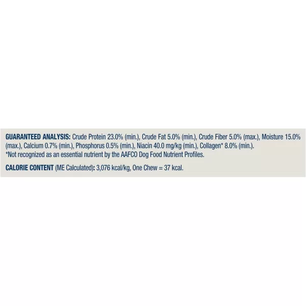 imageBlue Buffalo Dental Chews Small Natural Dog Treats Chicken amp Spearmint 226oz Bag 56 Count34 Ounces Pack of 1