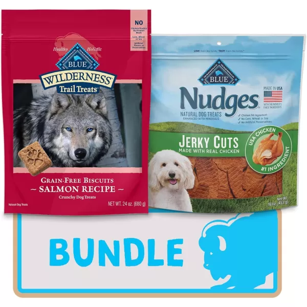 imageBlue Buffalo Dog Treats Variety Bundle Chicken and SalmonBlue Buffalo Dog Treats Variety Bundle Chicken and Salmon