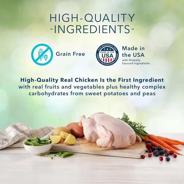 imageBlue Buffalo Freedom Grain Free Natural Adult Dry Dog Food Chicken 4lbBlue Buffalo Freedom Grain Free Natural Adult Dry Dog Food Chicken 4lb