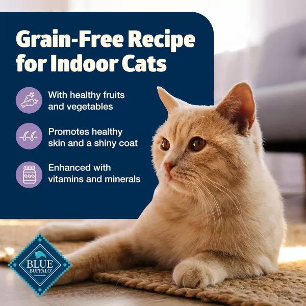 imageBlue Buffalo Freedom Grain Free Natural Adult Pate Wet Cat Food Indoor Chicken 125oz cans Pack of 12Chicken